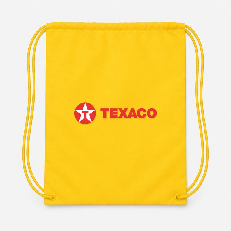 Texaco Drawstring Bag - Yellow