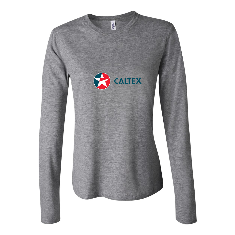 Women's Caltex Long Sleeve T-Shirt - Gray