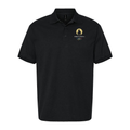 Men's Olympics 2024 Paris White Logo Dry Blend Polo - Black