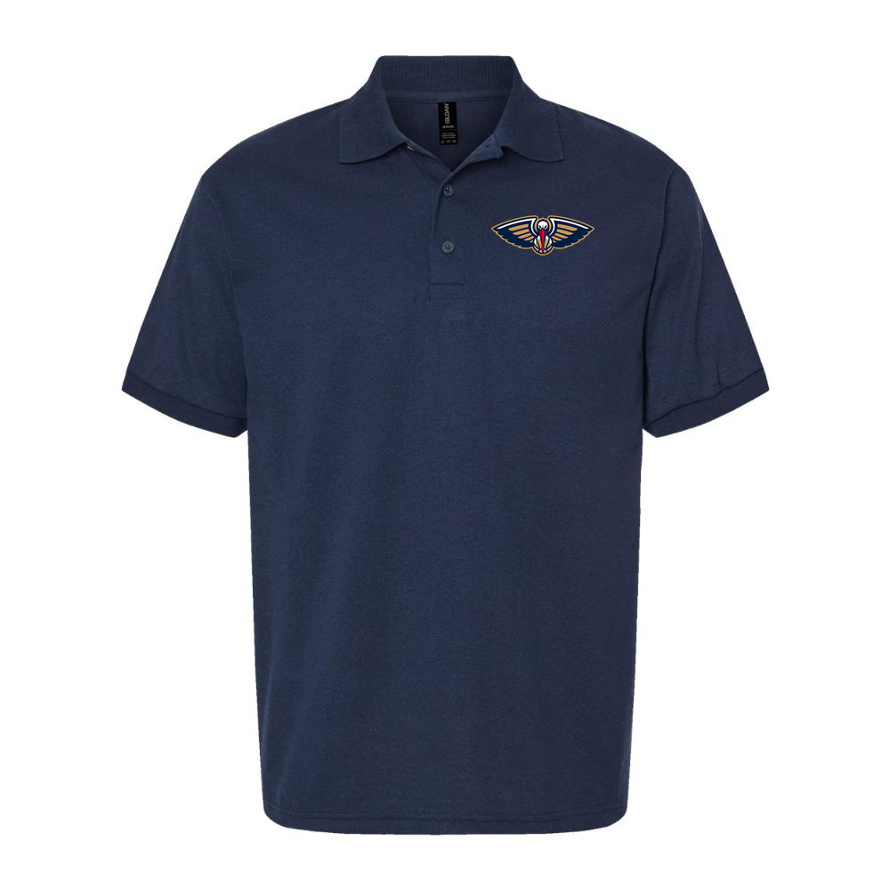 Men's New Orleans Pelicans Dry Blend Polo - Navy