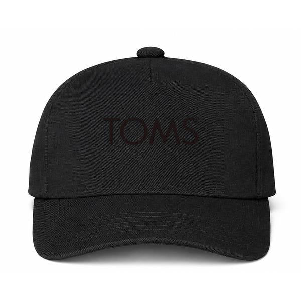 TOMS Logo Black Dad Baseball Cap Hat