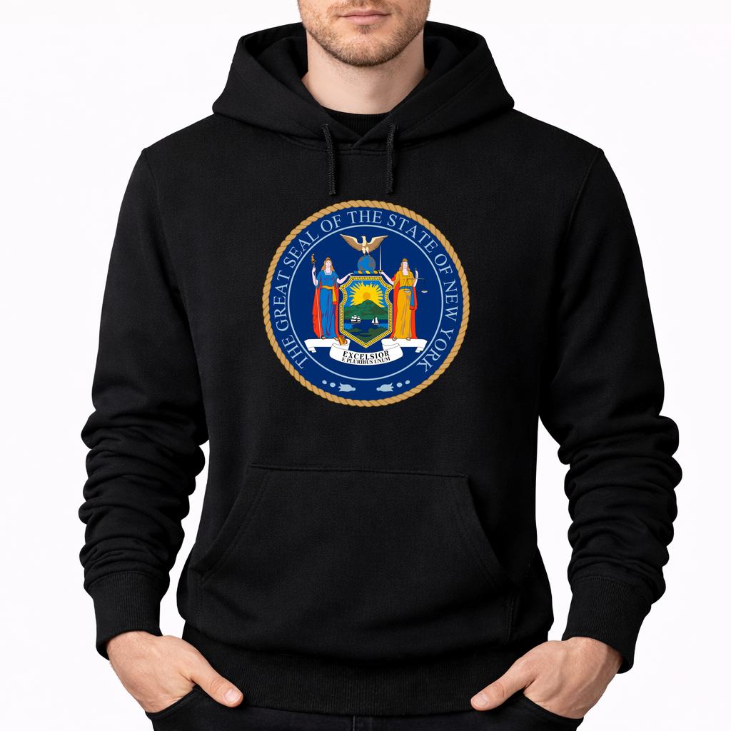 Men's New York Pullover Hoodie - Black