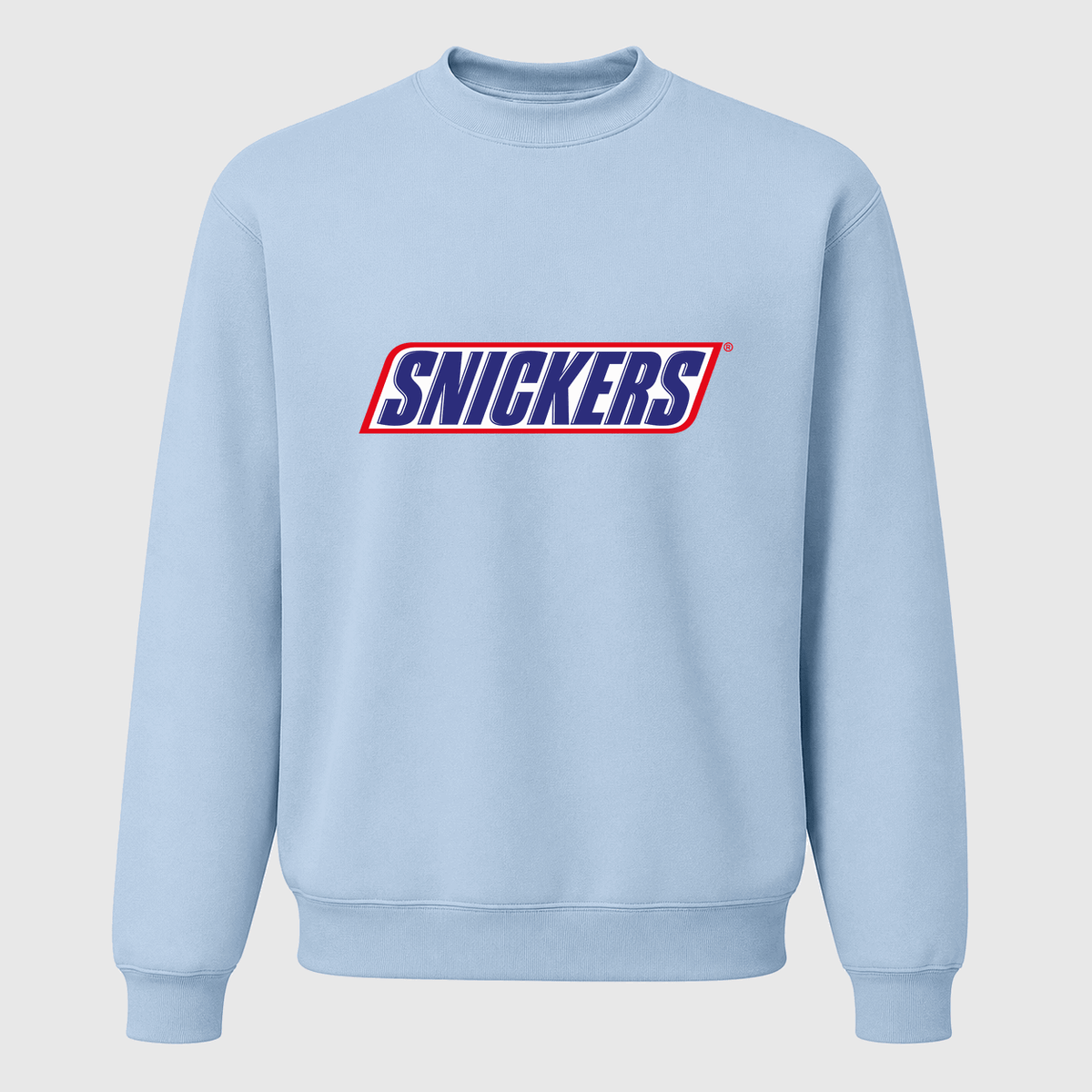 Men's Snickers Crewneck Sweatshirt - Sky Blue