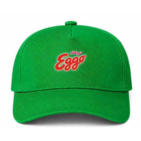 Eggo Logo Green Dad Baseball Cap Hat
