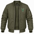 Men's Milwaukee Bucks Lightweight Bomber Jacket - Army Green