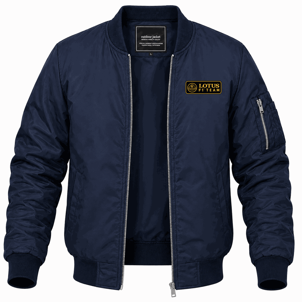 Men's Lotus F1 Team Lightweight Bomber Jacket - Navy