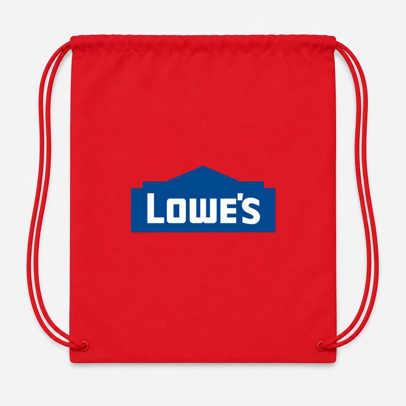 Lowes Min Drawstring Bag - Red