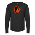 Men's Baltimore Orioles Long sleeves Cotton Blend T-Shirt - Black