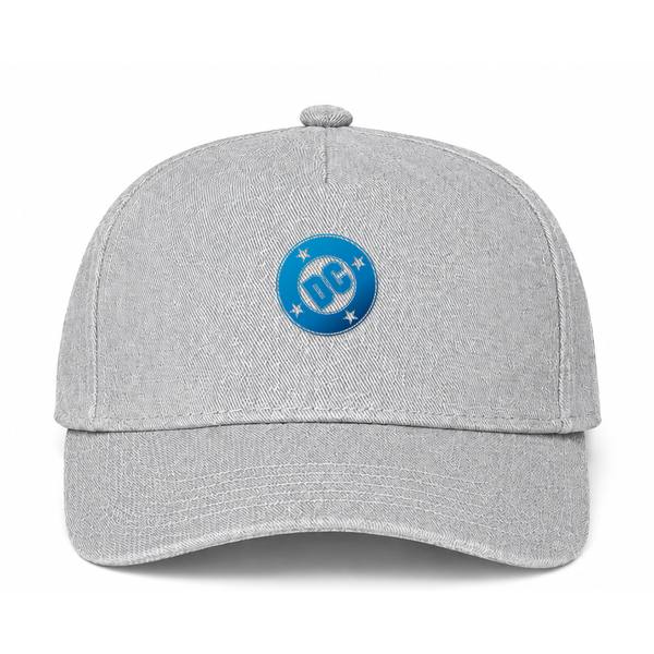 DC Comics Logo Version 2 Gray Dad Baseball Cap Hat