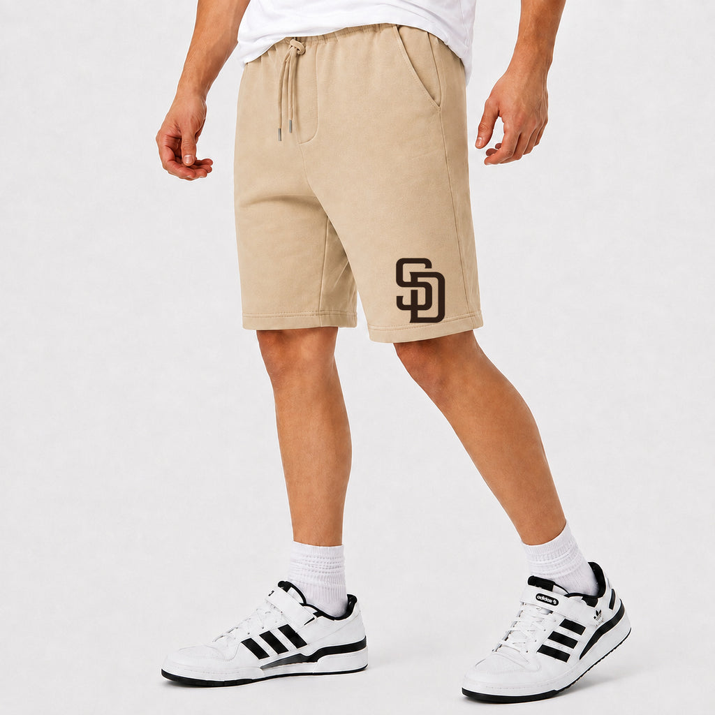 Men's San Diego Padres Cotton Shorts - Beige