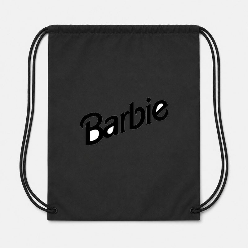 Barbie Drawstring Bag - Black