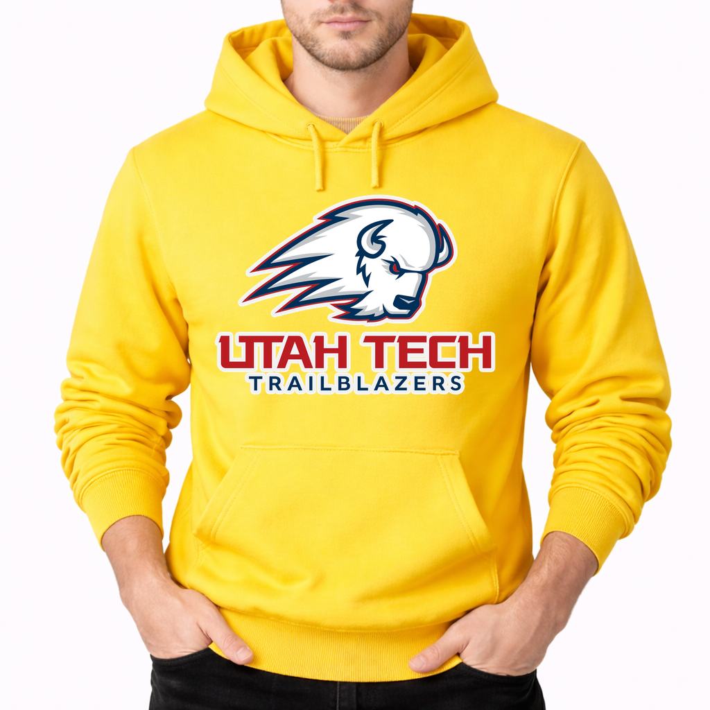 Men's Utah Tech Trailblazers Pullover Hoodie - Yellow