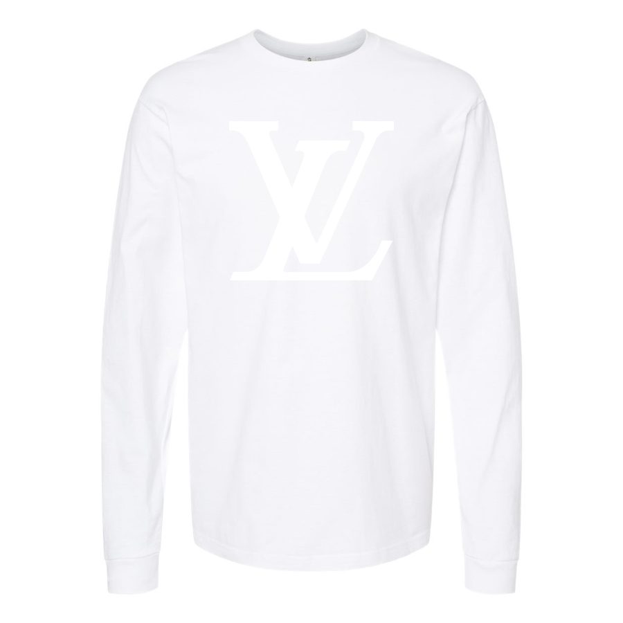 Men's Louis Vuitton white Long sleeves Cotton Blend T-Shirt - White