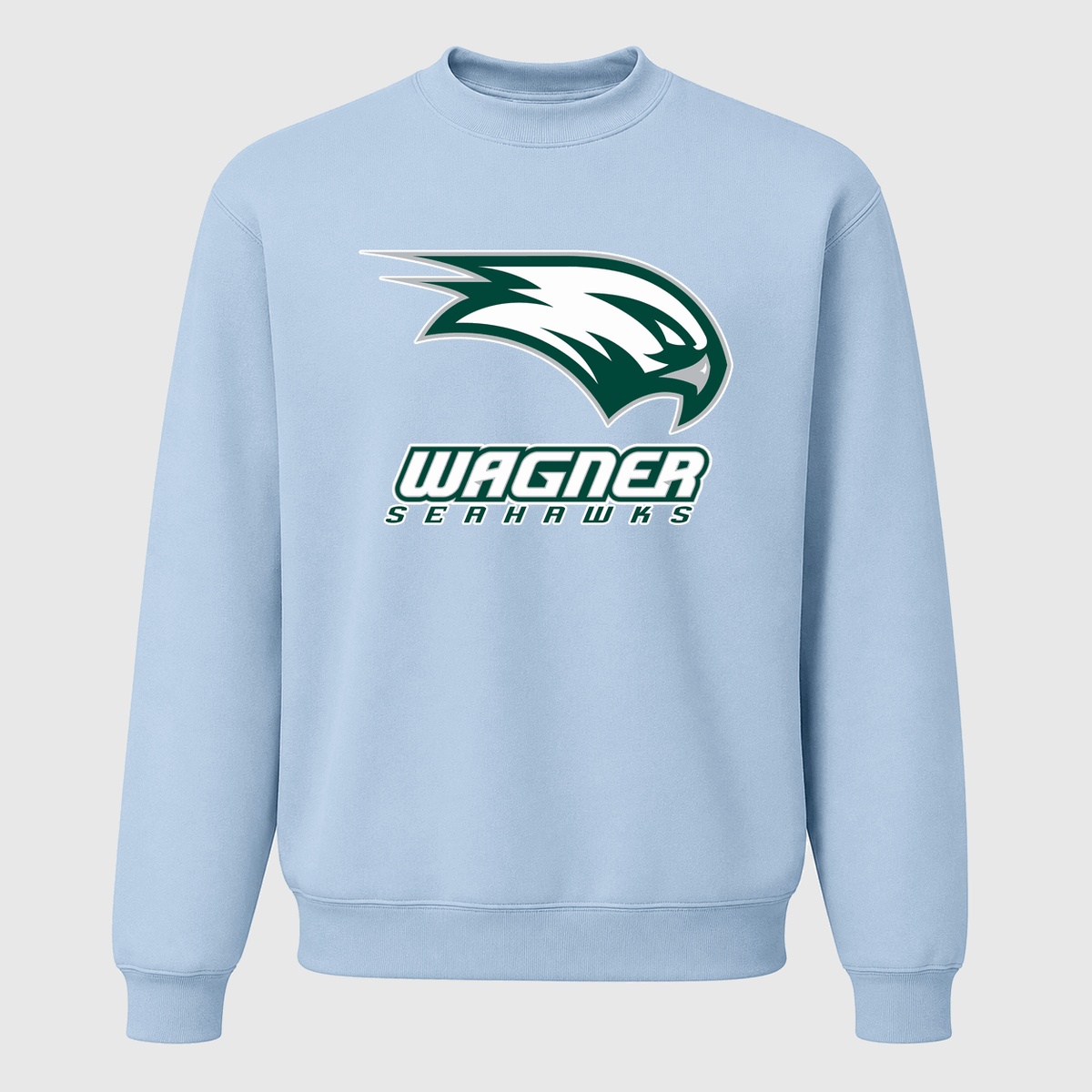 Men's Wagner Seahawks Crewneck Sweatshirt - Sky Blue