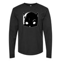 Men's Hellcat logo PNG4 Long sleeves Cotton Blend T-Shirt - Black