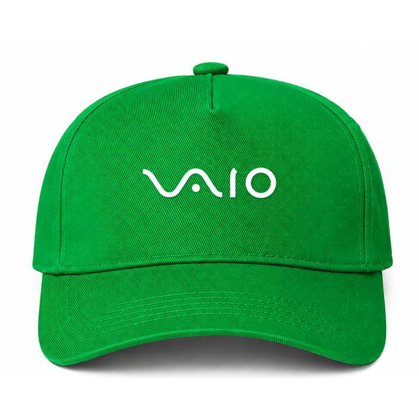 Sony VAIO White Logo Green Dad Baseball Cap Hat