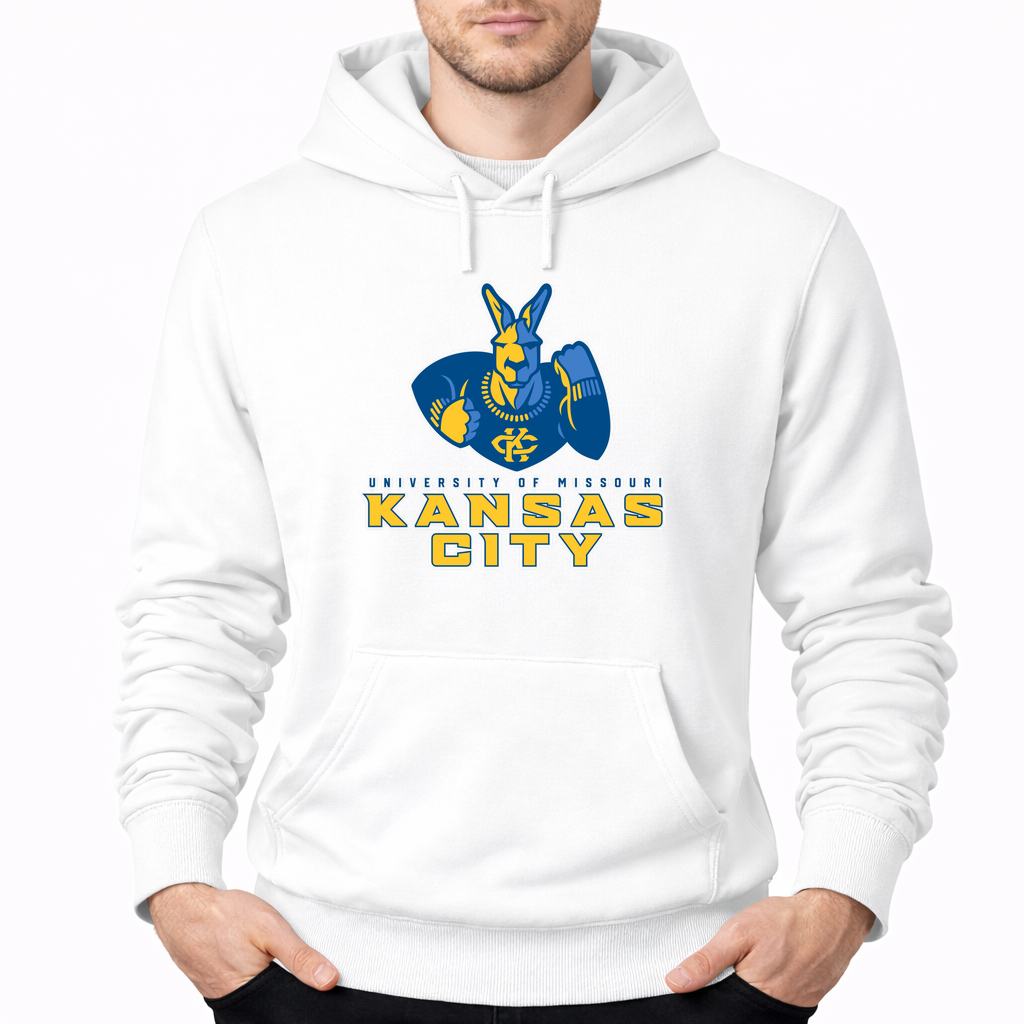 Men's UMKC Kangaroos Pullover Hoodie - White