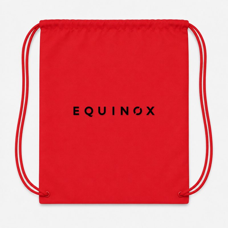 Equinox Drawstring Bag - Red