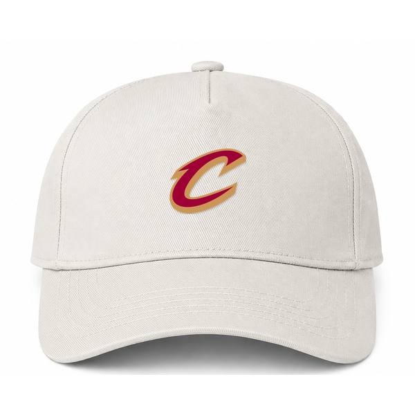 Cleveland Cavaliers NBA Logo Beige Dad Baseball Cap Hat