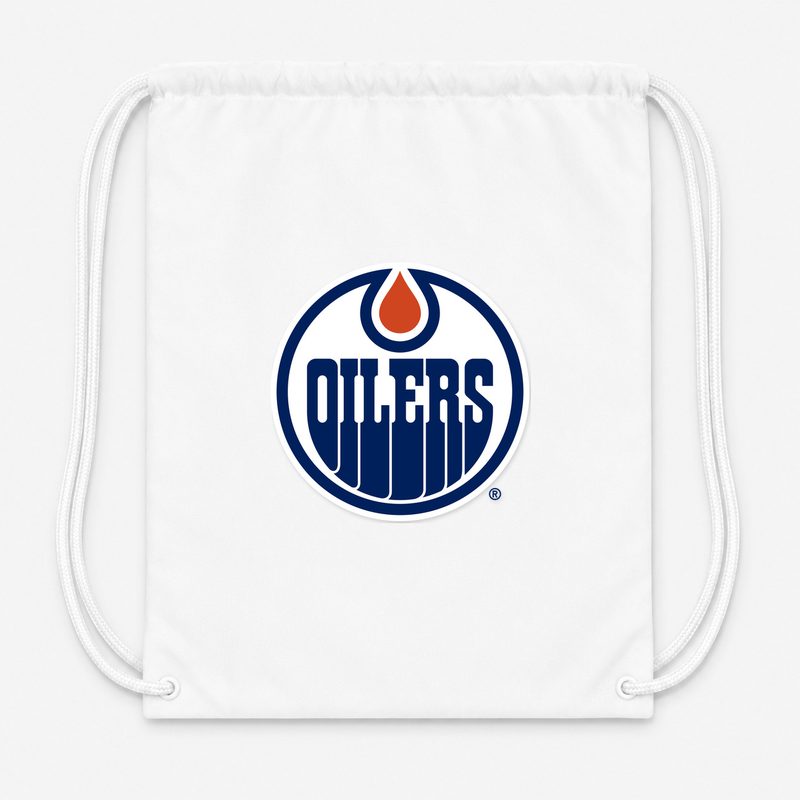 Edmonton Oilers Drawstring Bag - White