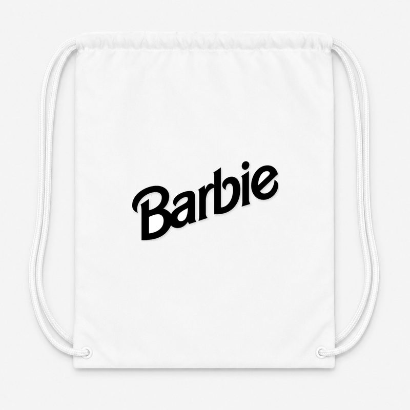 Barbie Drawstring Bag - White