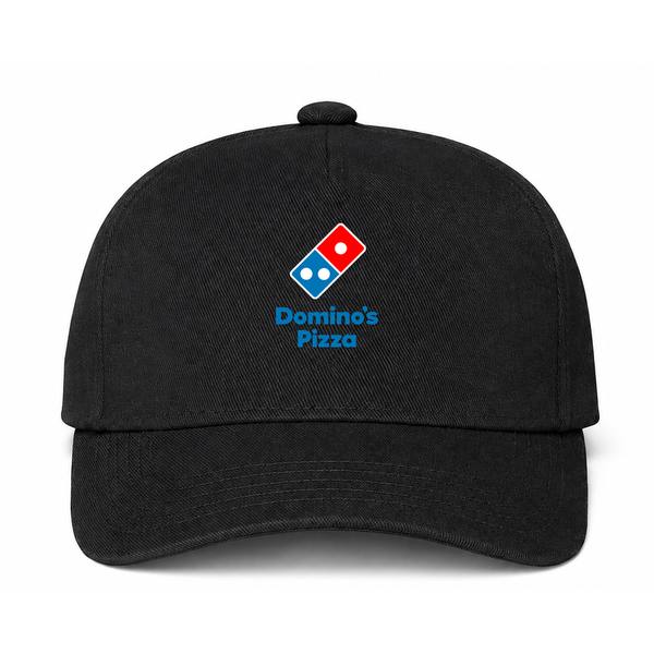 Domino's Pizza Logo Black Dad Baseball Cap Hat
