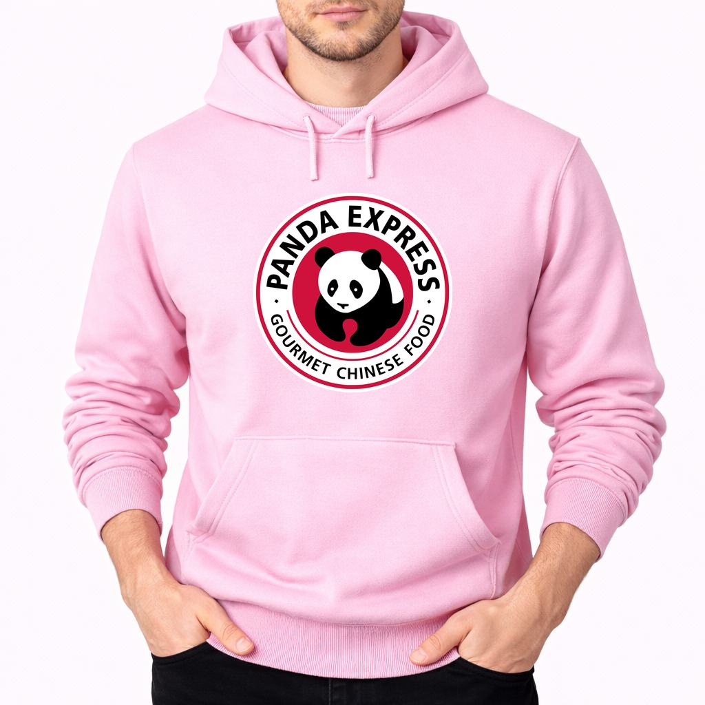 Men's Panda Express Pullover Hoodie - Pink