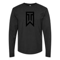 Men's Tiger Woods Long sleeves Cotton Blend T-Shirt - Black