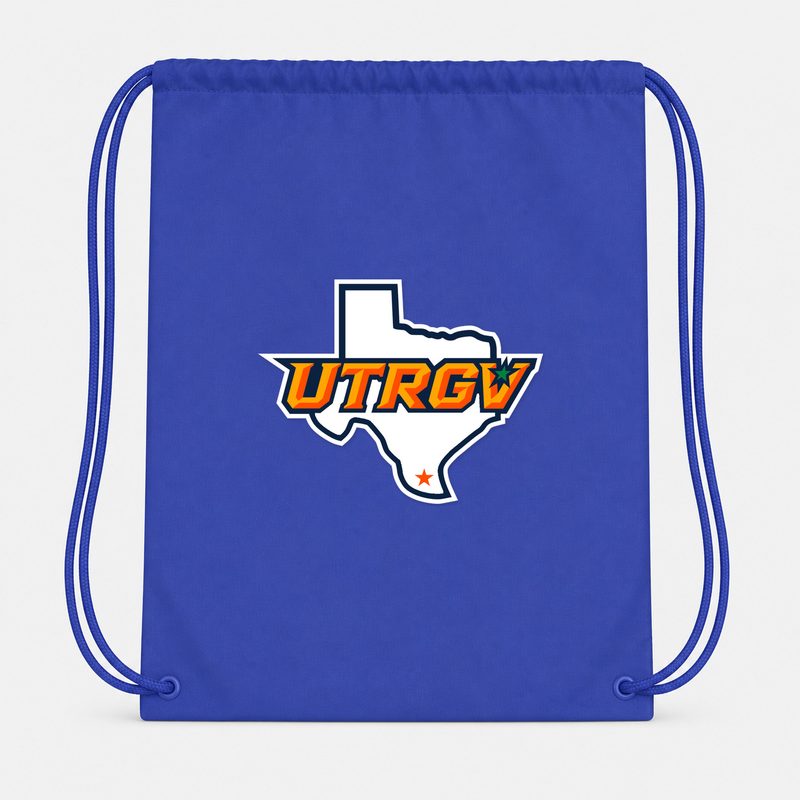 UTRGV Vaqueros Drawstring Bag - Blue