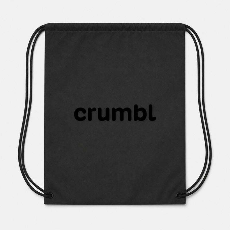 Crumbl Cookies 7 Drawstring Bag - Black