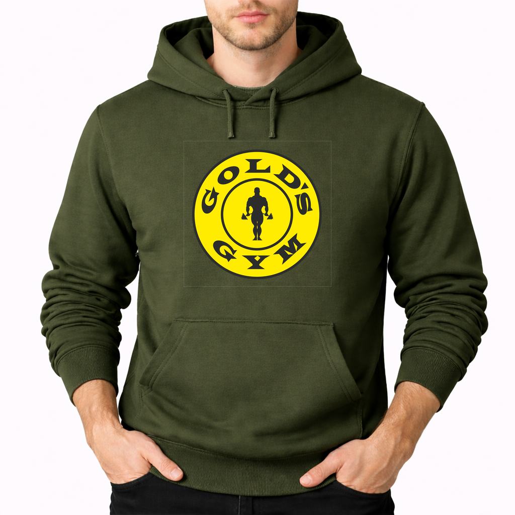 Men's Gold's Gym Pullover Hoodie - Army Green