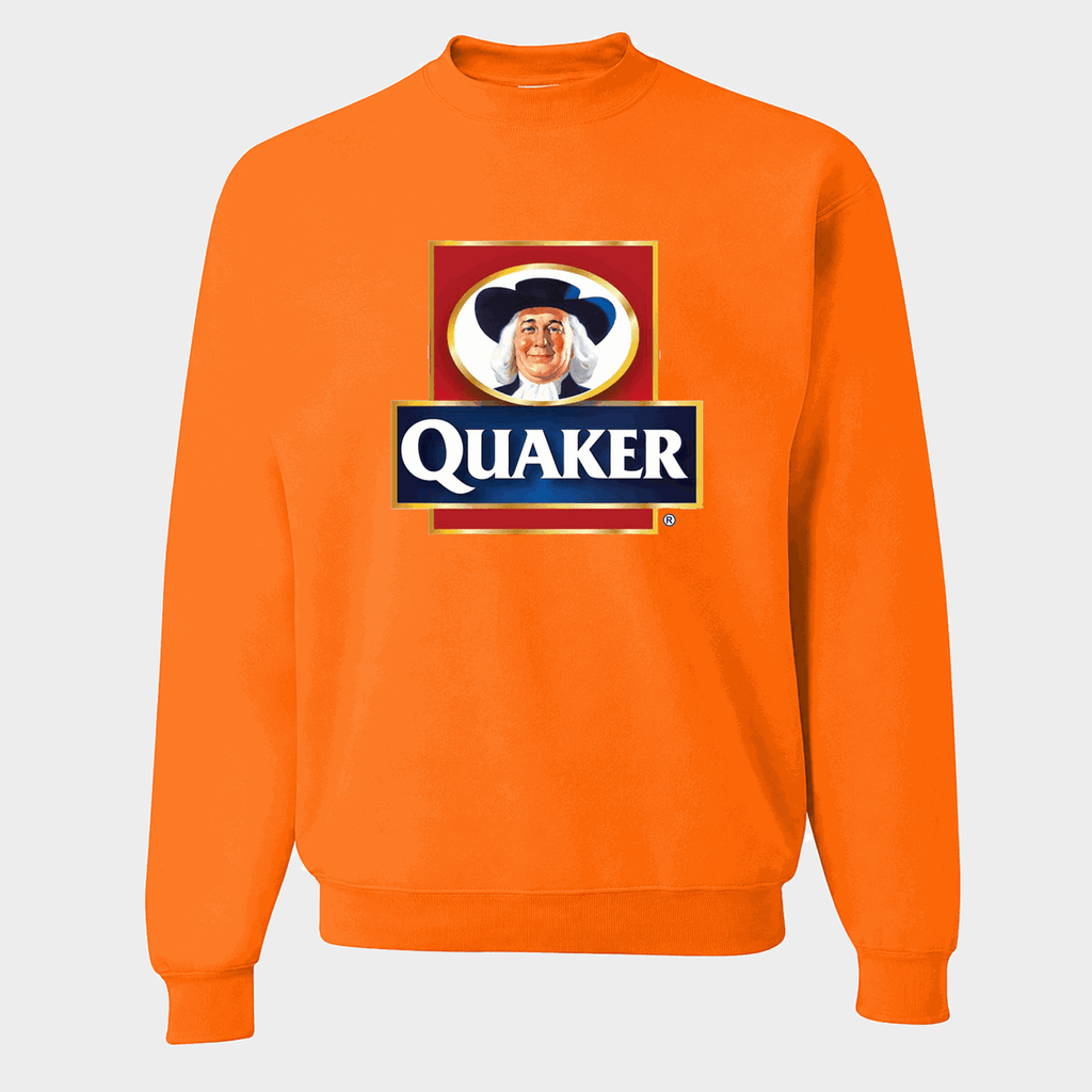 Men's Quaker Crewneck Sweatshirt - Orange