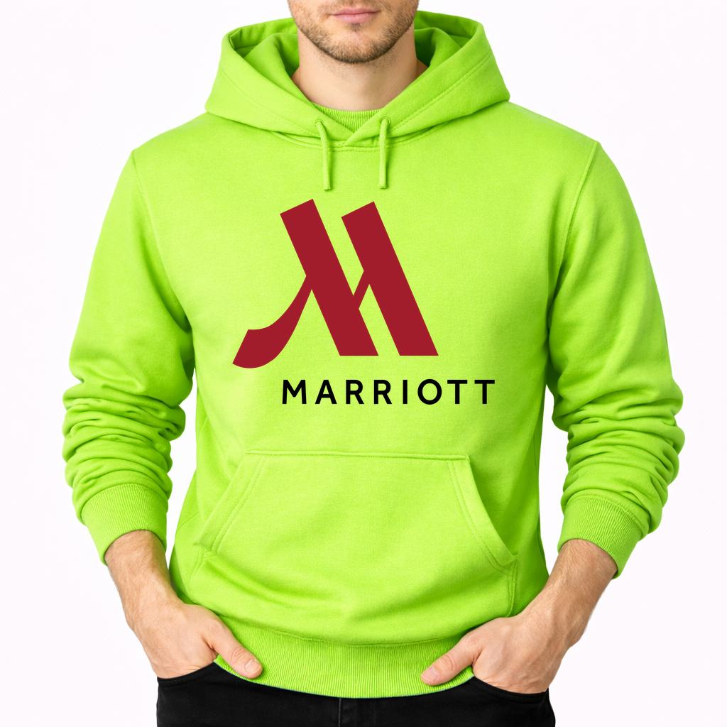 Men's Marriott Pullover Hoodie - Lime green