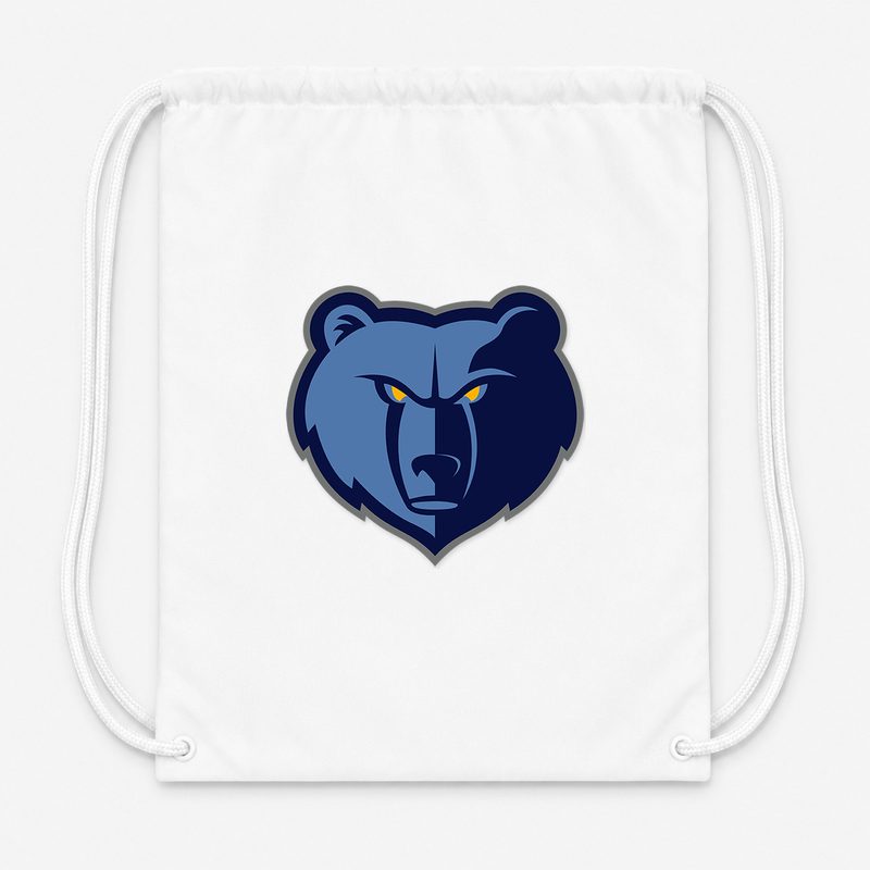 Memphis Grizzlies Drawstring Bag - White
