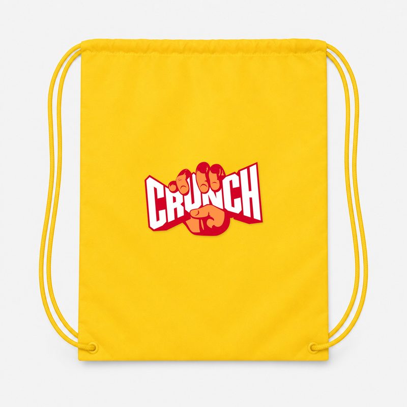 Crunch Fitness Drawstring Bag - Yellow