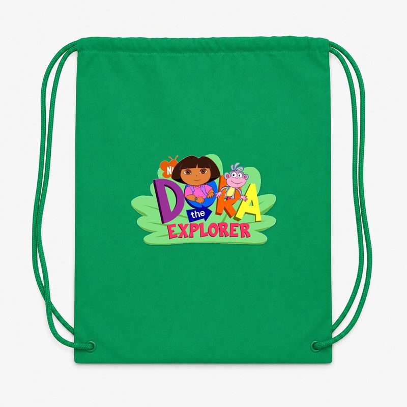 Dora The Explorer 001 Drawstring Bag - Green
