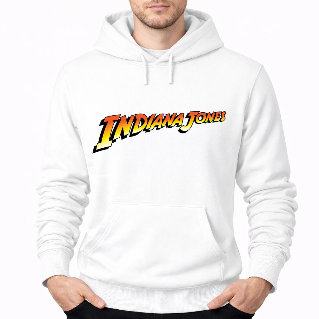 Men's Indiana Jones Pullover Hoodie - White