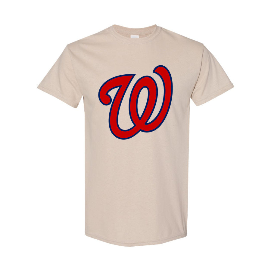 Men's Washington Nationals Cotton T-Shirt - Tan