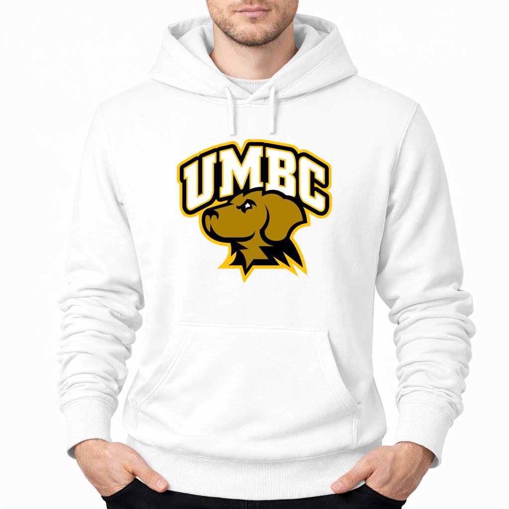 Men's UMBC Retrievers Pullover Hoodie - White