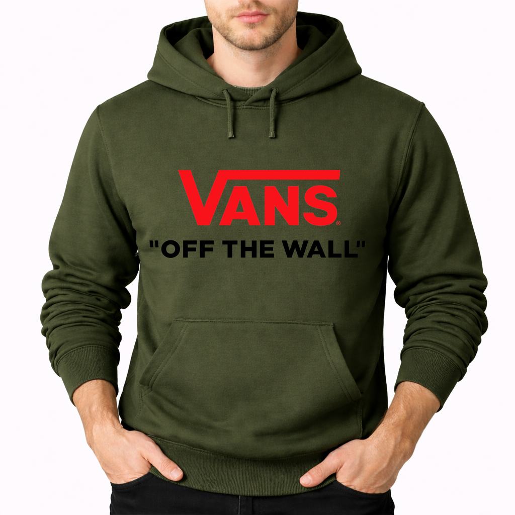 Men's Vans Pullover Hoodie - Army Green
