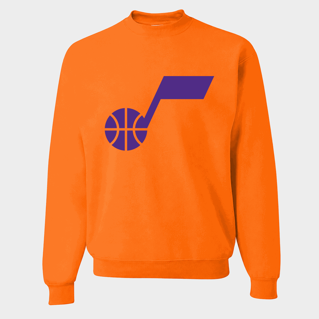 Men's Utah Jazz Crewneck Sweatshirt - Orange