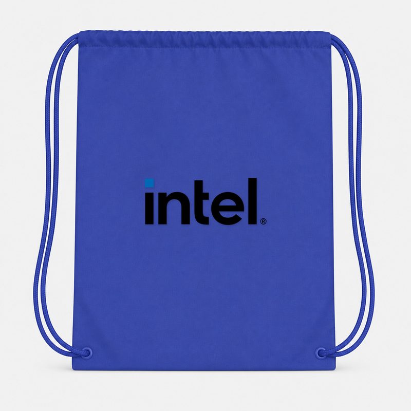Intel Min Drawstring Bag - Blue