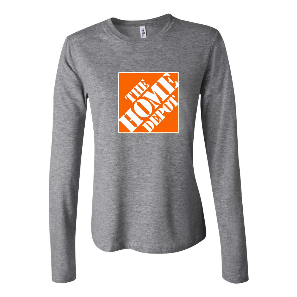 Women's The Home Depot Long Sleeve T-Shirt - Gray