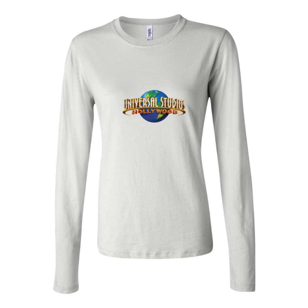 Women's Universal Studios Hollywood Long Sleeve T-Shirt - White