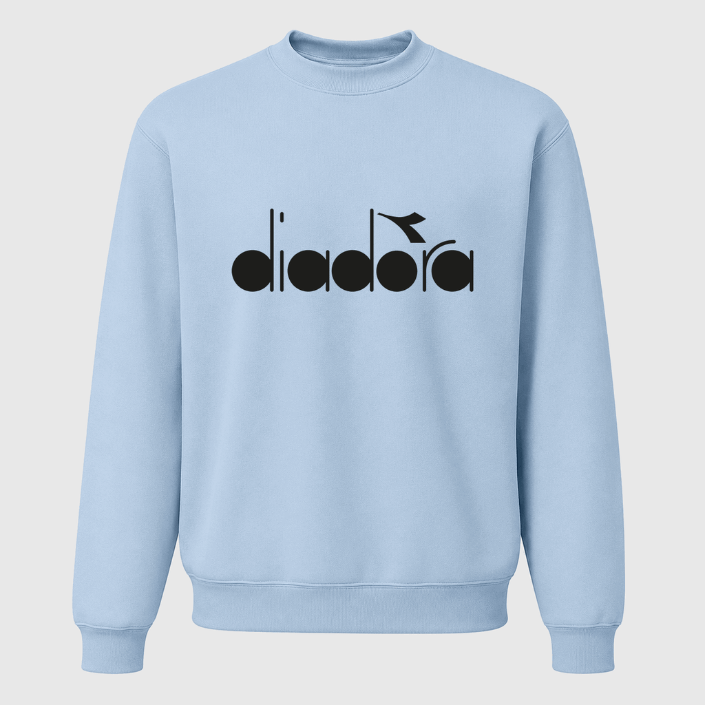Men's Diadora Crewneck Sweatshirt - Sky Blue