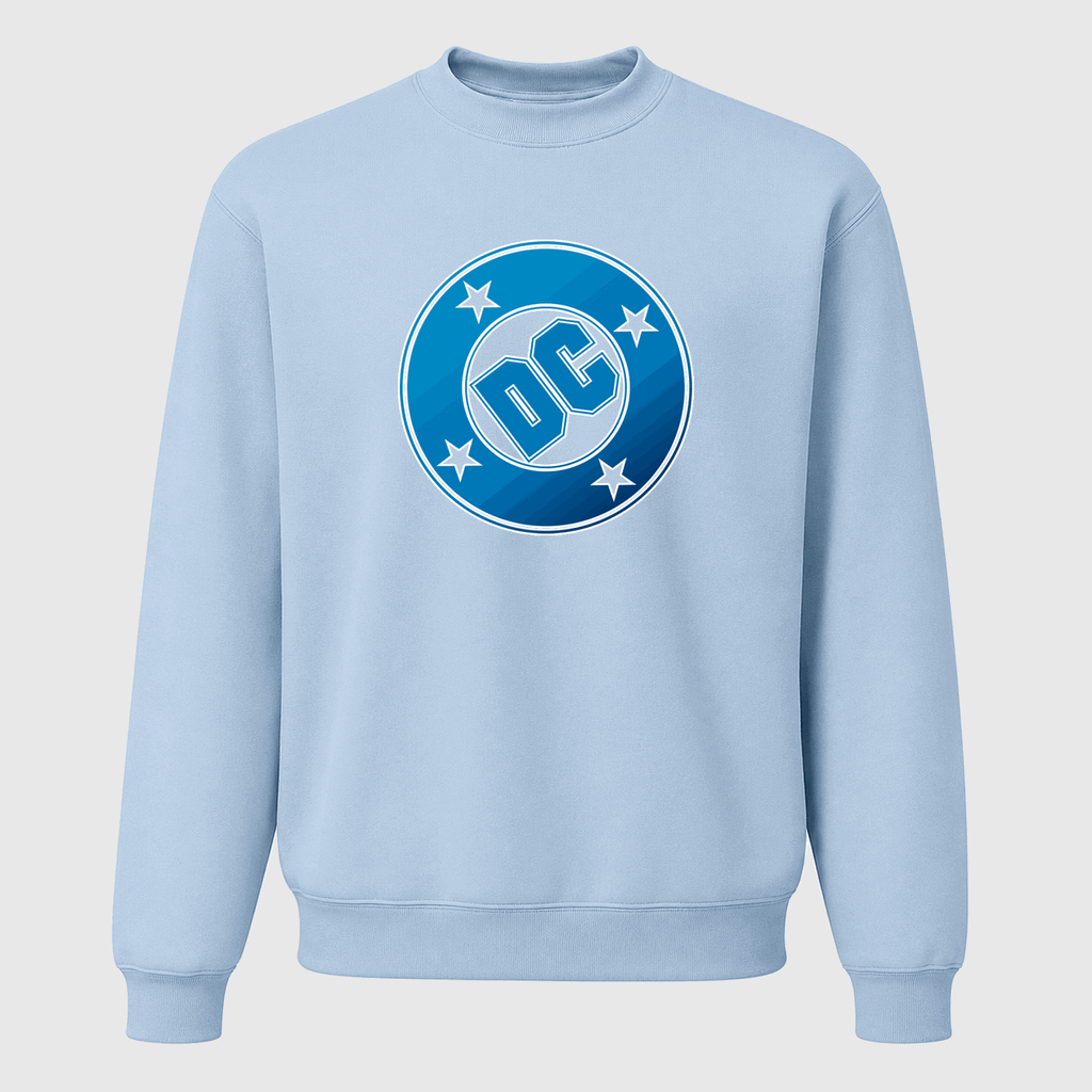 Men's DC Comics Crewneck Sweatshirt - Sky Blue