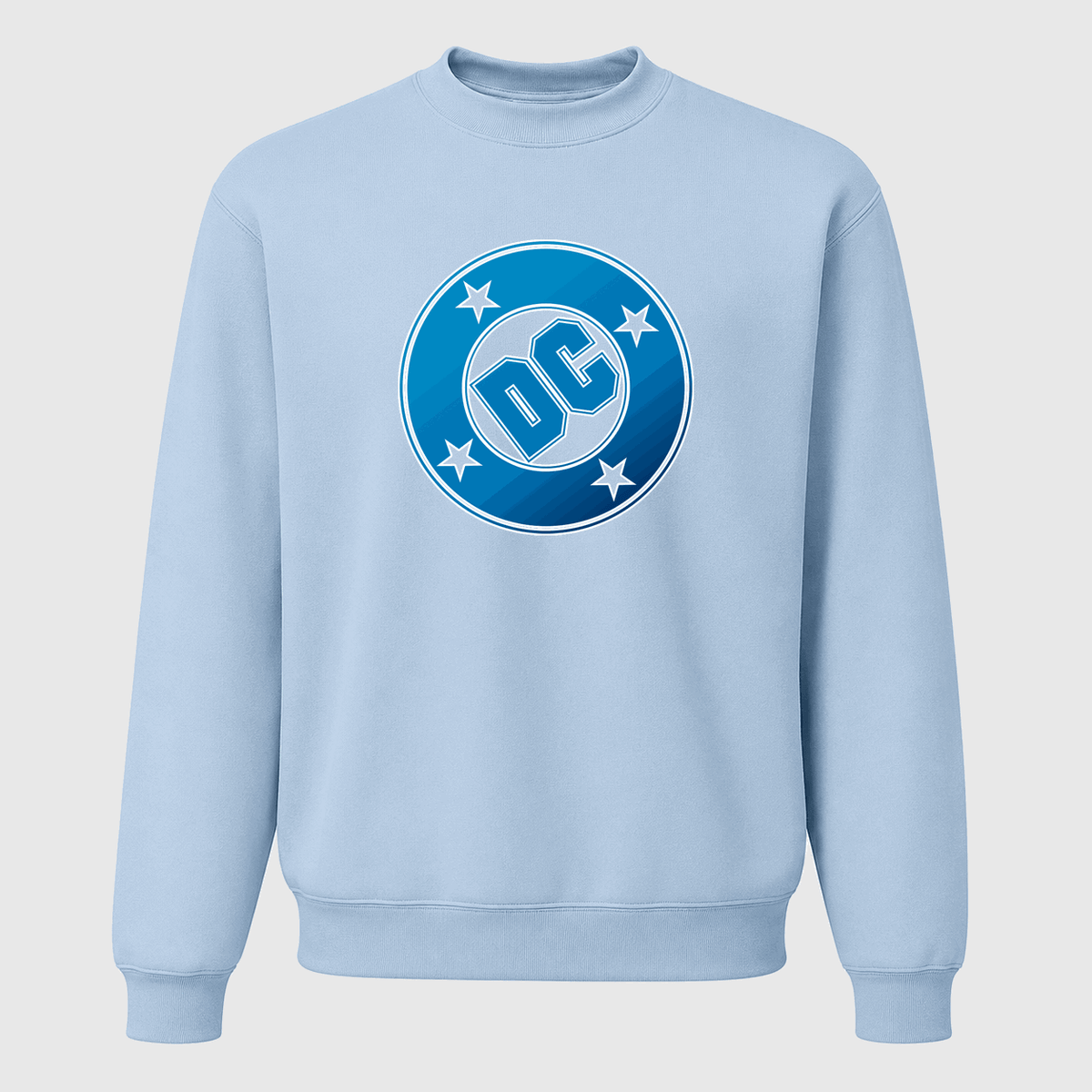 Men's DC Comics Crewneck Sweatshirt - Sky Blue