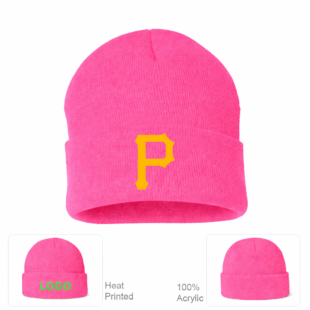 MLB Pittsburgh Pirates Beanie Hat - Pink