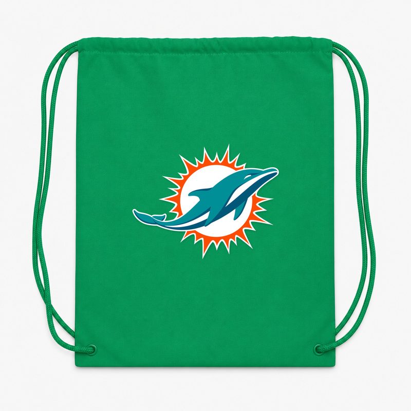 Miami Dolphins Drawstring Bag - Green