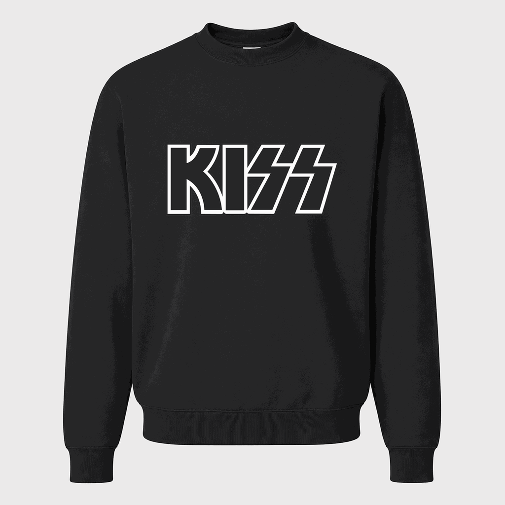 Men's KISS Crewneck Sweatshirt - Black
